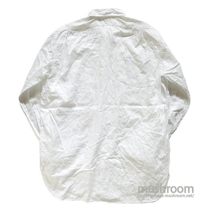 LION OF TROY WHITE COTTON SHIRT（ 16-33/MINT ） - 古着屋