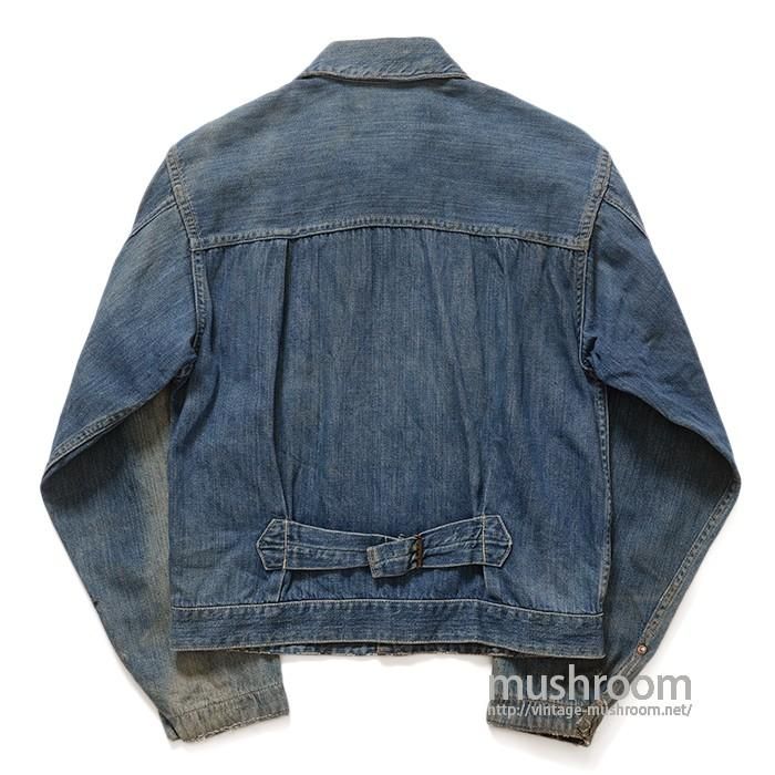BAYLY TWO-POCKET DENIM JACKET - 古着屋 | mushroom BAYLY TWO-POCKET DENIM JACKET - 古着屋 | mushroom