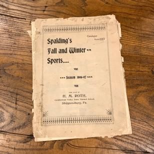 1896-97 SPALDING'S FALL&WINTER SPORTS CATALOG