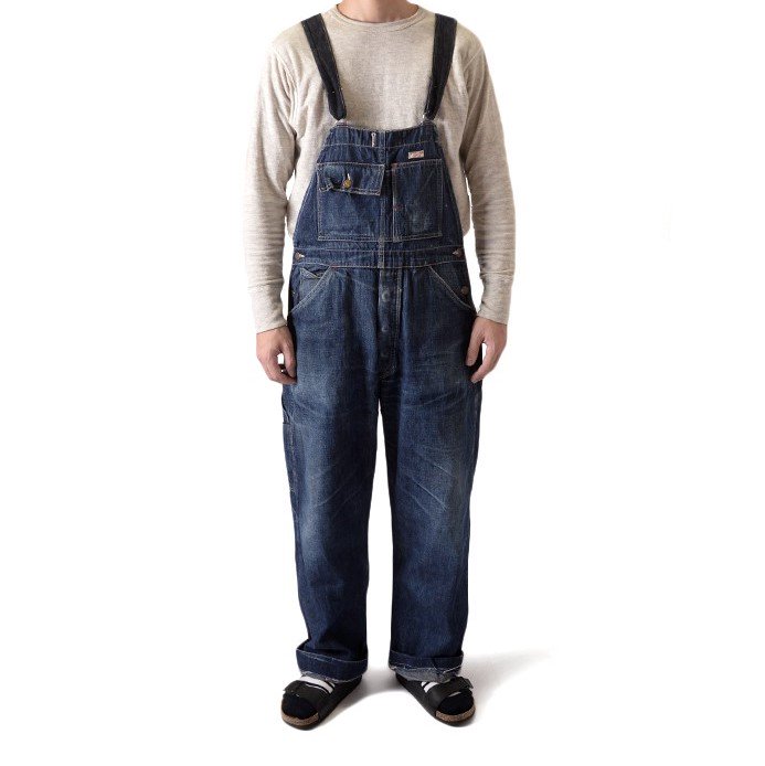 STRONGHOLD DENIM OVERALLS - 古着屋 ｜ mushroom(マッシュルーム) ヴィンテージクロージングストア