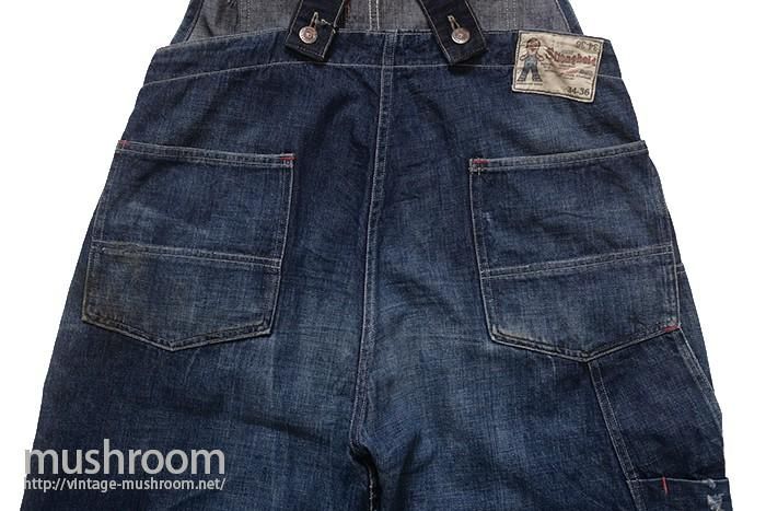 STRONGHOLD DENIM OVERALLS - 古着屋 ｜ mushroom(マッシュルーム) ヴィンテージクロージングストア