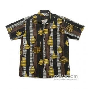 MALIHINI LIGHT BULB PATTERN COTTON S/S SHIRT MINT 