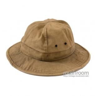 HIRSCH WEIS BROWN CANVAS OUTDOOR HAT
