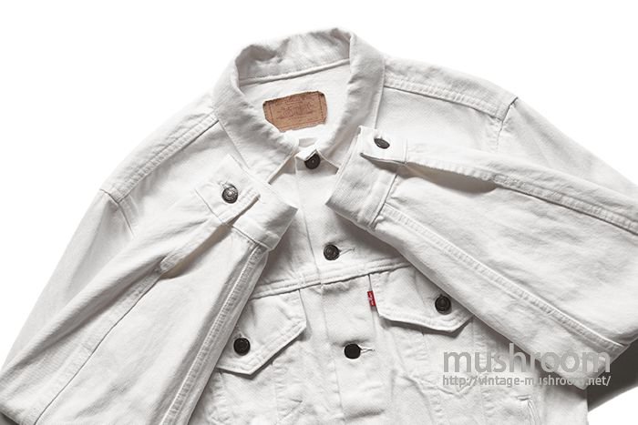 LEVI'S 70506-0251 WHITE DENIM JACKET（38R） - 古着屋 ｜ mushroom