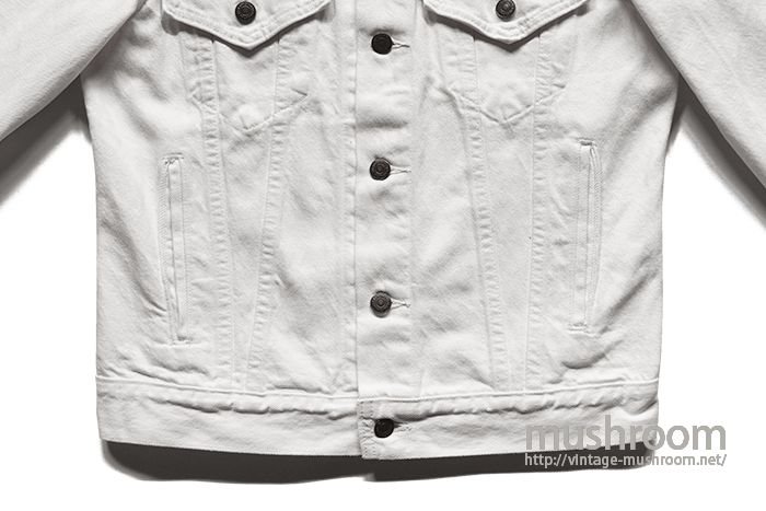 LEVI'S 70506-0251 WHITE DENIM JACKET（38R） - 古着屋 ｜ mushroom