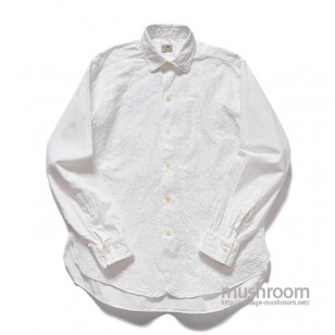 OLD WHITE EMBROIDERY COTTON SHIRT（ M/MINT ）