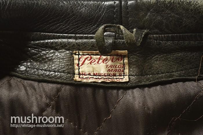Peter's Motorcycle Leather Jacket - 古着屋 ｜ mushroom
