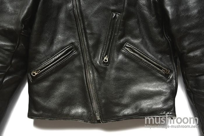 Peter's Motorcycle Leather Jacket - 古着屋 ｜ mushroom