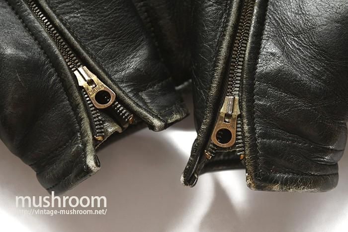 Peter's Motorcycle Leather Jacket - 古着屋 ｜ mushroom