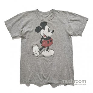 OLD MICKY MOUSE PRINT T-SHIRT