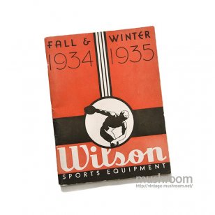 WILSON FALL&WINTER  ATHLETIC CATALOG（1934-35）
