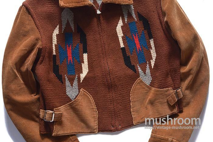 ビンテージチマヨジャケット OLD CHIMAYO JACKET（ MINT ） - 古着屋 ｜ mushroom(マッシュルーム