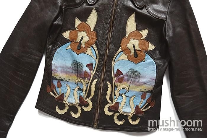 EAST WEST”COCO ROAD” CUSTOM LEATHER JACKET（42/MINT） - 古着屋