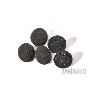 WW1-WW2 U.S.NAVY BUTTONSET OF 5