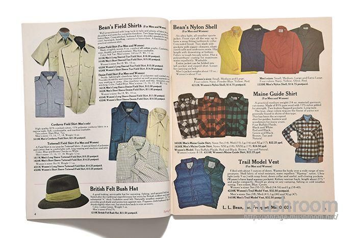 L.L.BEAN 1979 SPRING CATALOG - 古着屋 ｜ mushroom