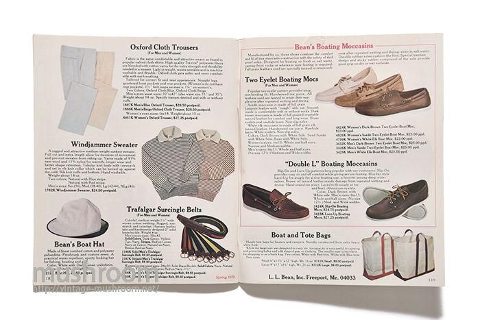 L.L.BEAN 1979 SPRING CATALOG - 古着屋 ｜ mushroom