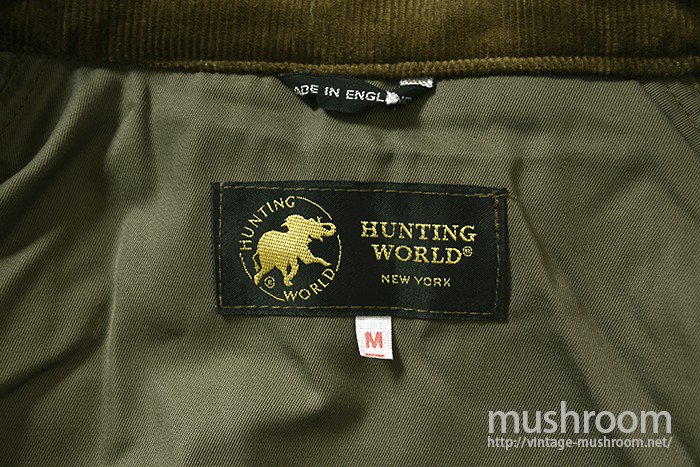 HUNTING WORLD FISHING JACKET（ M/MINT ） - 古着屋 ｜ mushroom