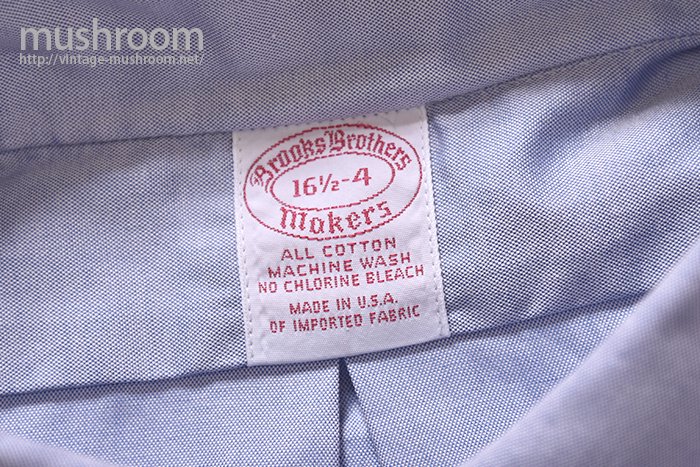 BROOKS BROTHERS BD SHIRT（16H/DEADSTOCK） - 古着屋 ｜ mushroom