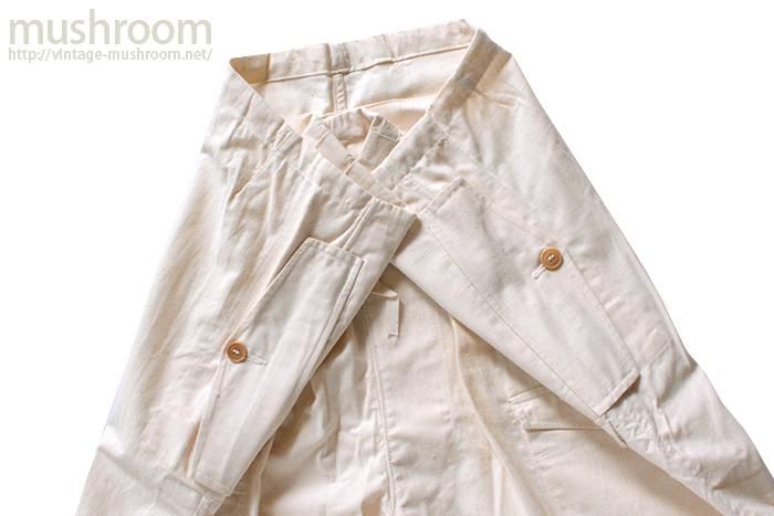 FRENCH ARMY SNOW CAMO OVER PANTS（ MINT ） - 古着屋