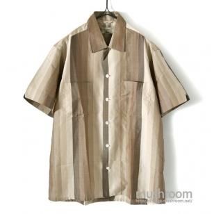 CALIFORNIA SPORTSWEAR  STRIPE SILK SHIRT