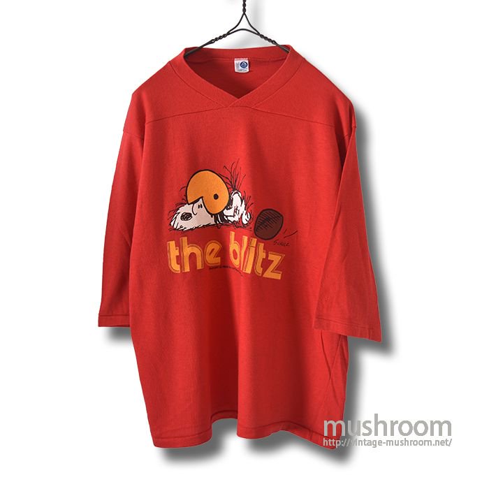 OLD SNOOPY FOOTBALL T-SHIRT