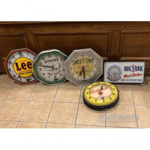 WORK BRAND'S ADVERTISING SIGN WALL CLOCK