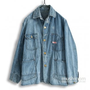 CARHARTT DENIM COVERALL WITH CHINSTRAP