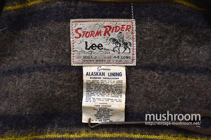 Lee 101-LJ STORM RIDER DENIM JACKET（ 44-LONG/DEADSTOCK ） - 古着