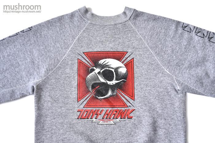 OLD POWELL TONY HAWK SWEAT SHIRT - 古着屋 ｜ mushroom