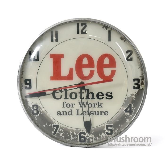 Lee ADVERTISING SIGN WALL CLOCK - 古着屋 ｜ mushroom