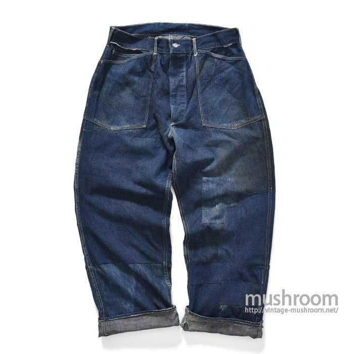 U.S.ARMY DUNGAREE DENIM TROUSERS WITH BUCKLEBACK
