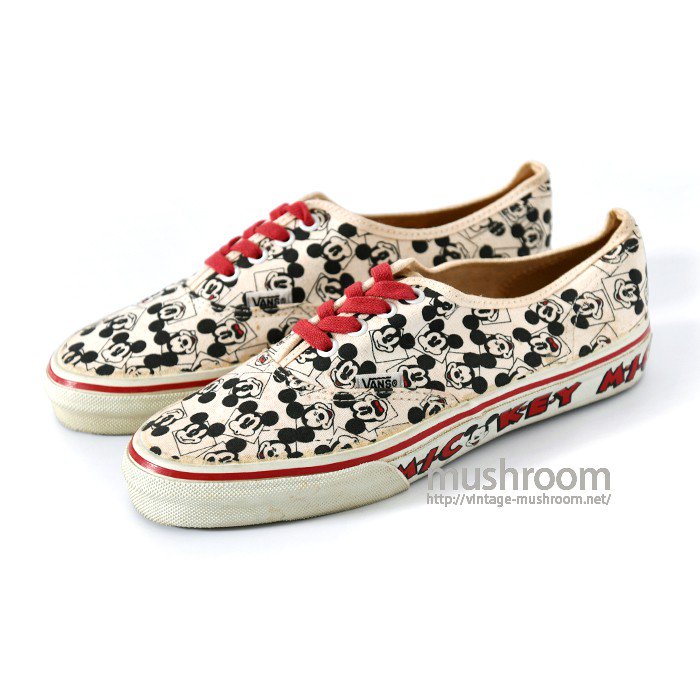 VANS AUTHENTIC CANVAS SHOES（MICKEY MOUSE）