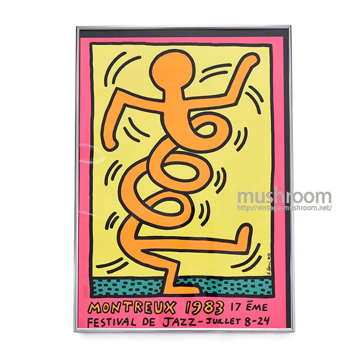 KEITH HARING 'Montreux Jazz Festival II' 1983 POSTER