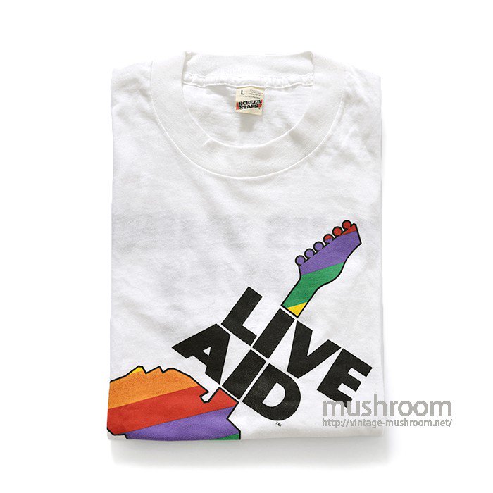 Tシャツ/カットソー(半袖/袖なし) LIVE AID Tシャツ 1985年製 