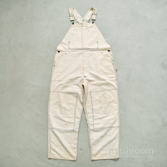 OLD WHITE COTTON OVERALL