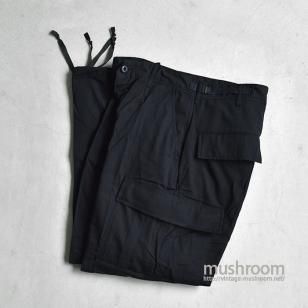 U.S.MILITARY BLACK 357 BDU PANTS SMALL-X-SHORT/DEAD  