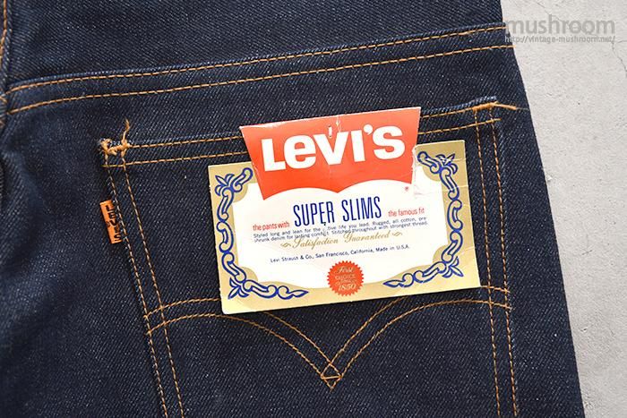 LEVI'S 606 E SUPER SLIM JEANS（DEADSTOCK/W32L32） - 古着屋