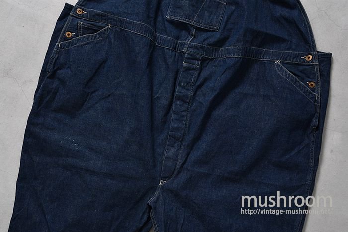 BOSS OF THE ROAD ADVERTISING DENIM WAIST OVERALLS - 古着屋 ｜ mushroom(マッシュルーム)  ヴィンテージクロージングストア