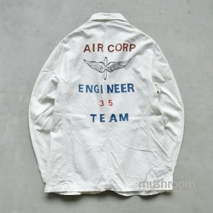 USAAF WHITE CANVAS ENGIEER JACKET