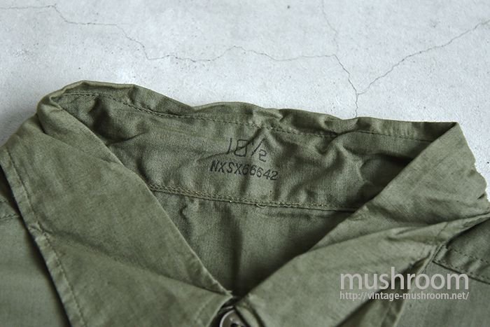 U.S.N TWO-TONE POPLIN UTILITY SHIRT（DAEDSTOCK/16 1/2） - 古着屋 