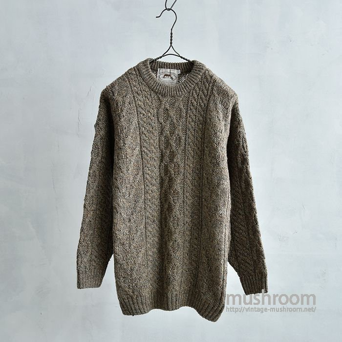 OLD FISHERMAN'S CABLE KNIT SWEATER