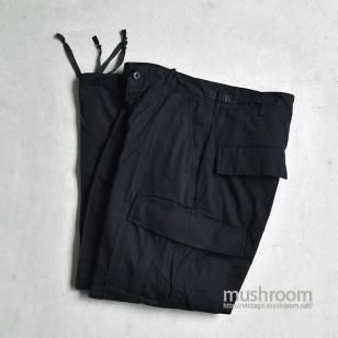 U.S.MILITARY BLACK 357 BDU PANTS SMALL-X-SHORT/DEAD  