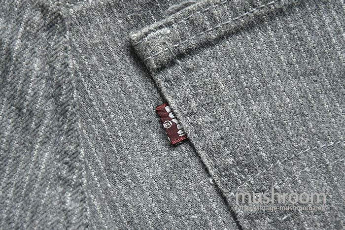 LEVI'S 40509-2730 PIN-STRIPED GRAY JEANS（W33L30/RESIZE） - 古着屋