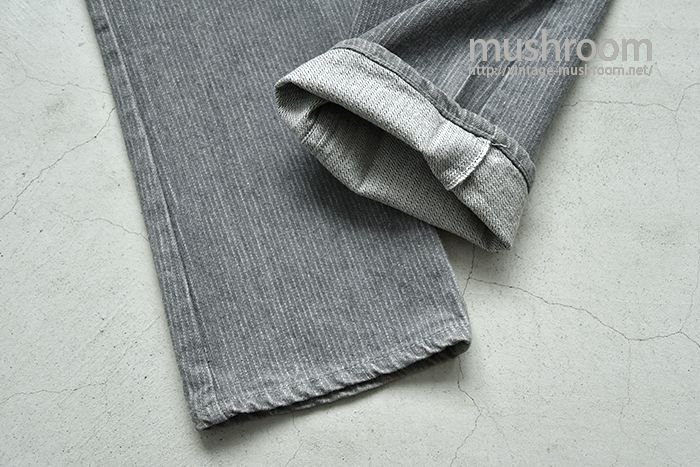 LEVI'S 40509-2730 PIN-STRIPED GRAY JEANS（W33L30/RESIZE） - 古着屋