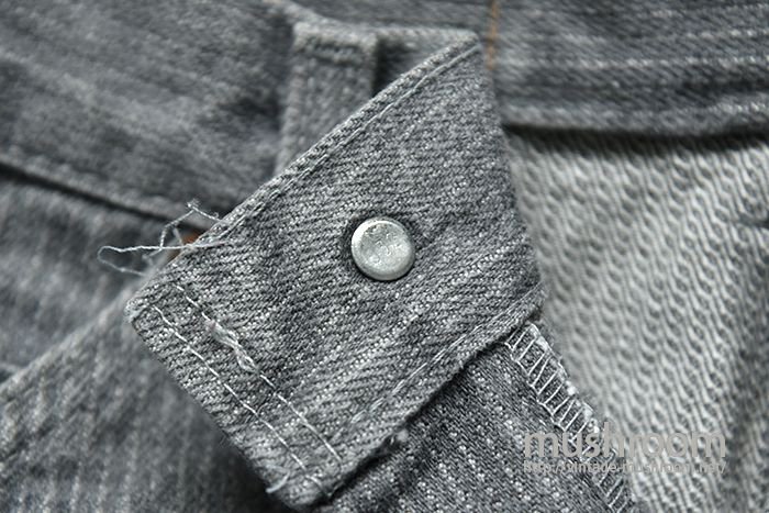 LEVI'S 40509-2730 PIN-STRIPED GRAY JEANS（W33L30/RESIZE） - 古着屋