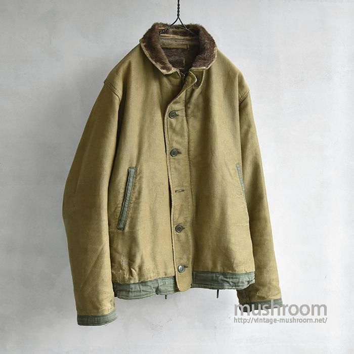 U.S.NAVY N-1 DECK JACKET（ PIQUE ） - 古着屋 ｜ mushroom 