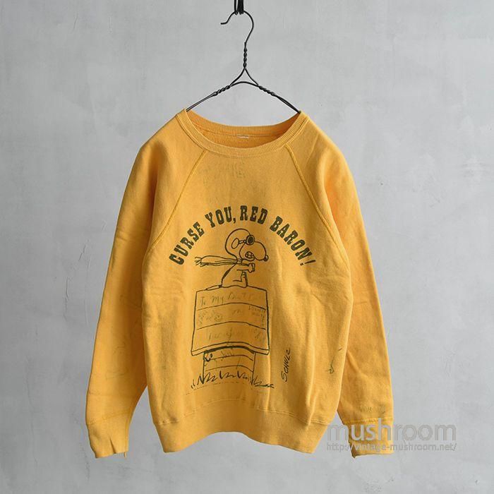 SPRUCE SNOOPY SWEAT SHIRT（RED BARON） - 古着屋 ｜ mushroom