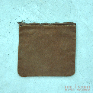 OLD BROWN CANVAS PURSE