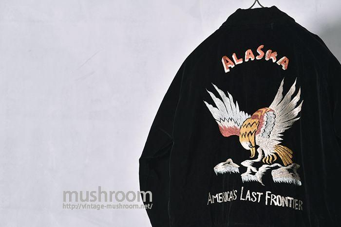 【じゅらさま】ALASKA 刺繍入りジャケット じゅらさま】ALASKA 刺繍入りジャケット 東洋スカジャン・港商