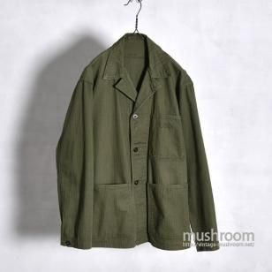 WW2 U.S.NAVY HBT UTILITY JACKET36/MINT
